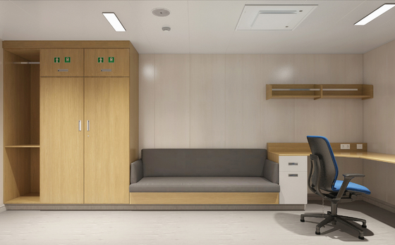 kopen 3 2 1 Modulaire Draagbare Cabineseenheid van de Slaapkamer Prefabdouane online vervaardiging