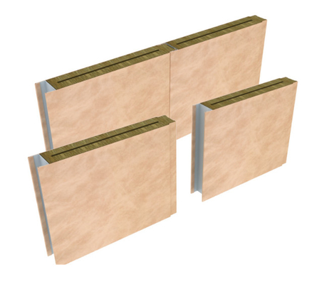 kopen 50mm Marine Wall Panel Composite Rock Wol met pvc-Laminering online vervaardiging